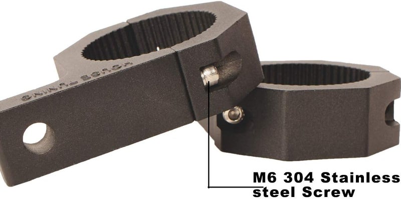 HOUSE TUNING Roll Bar Clamps 2.5 inch, Roll Bar Clamp Bracket, Led Light Mount, Tube Light Mount (2.5" Clamp - Pack 2) - Image 3